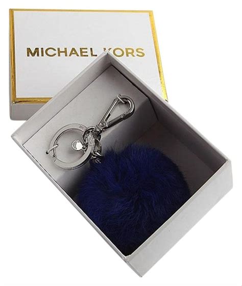 michael kors mens keychain|Michael Kors fox fur keychain.